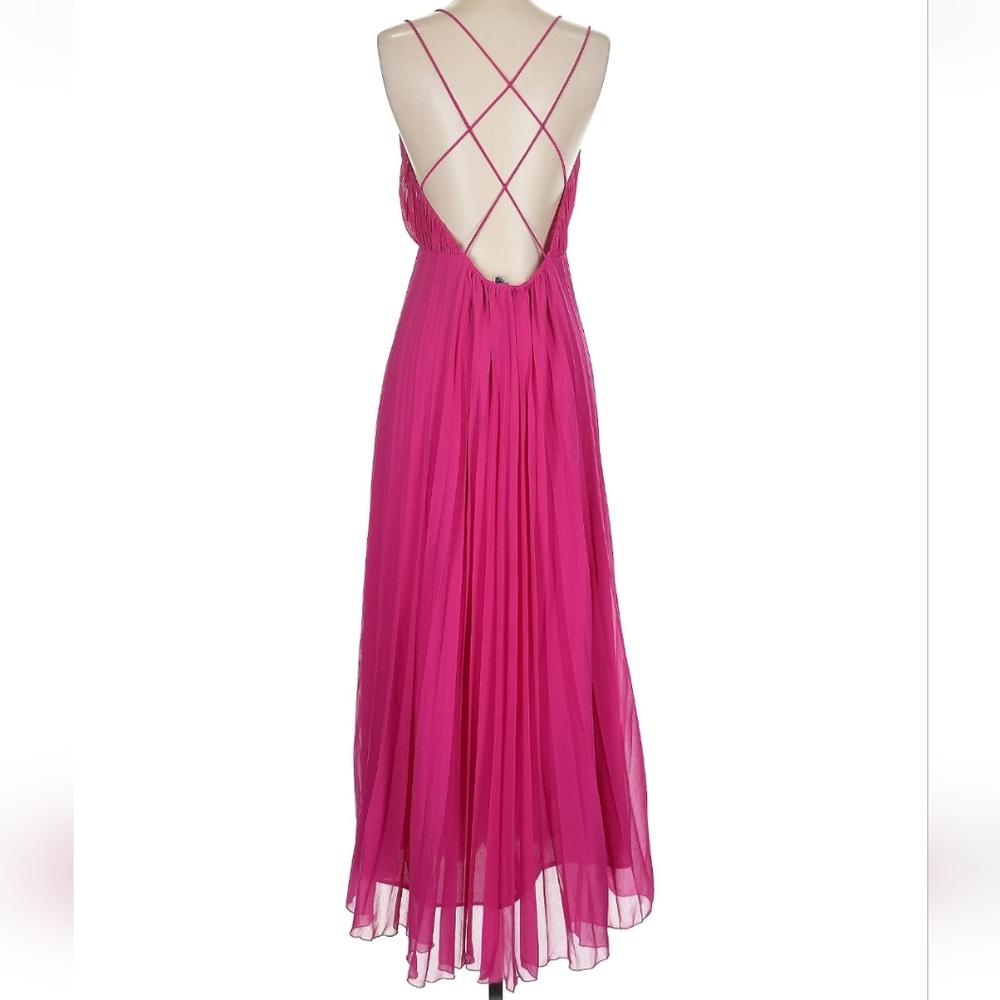 Zara Pleated Pink Dress Size S NWT - Picture 16 of 16